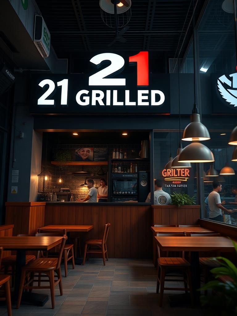 21 Grilled Taman Cempaka 1 21 Grilled Taman Cempaka