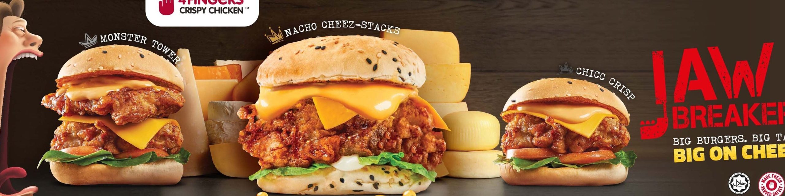 4fingers crispy chicken ayer keroh scaled