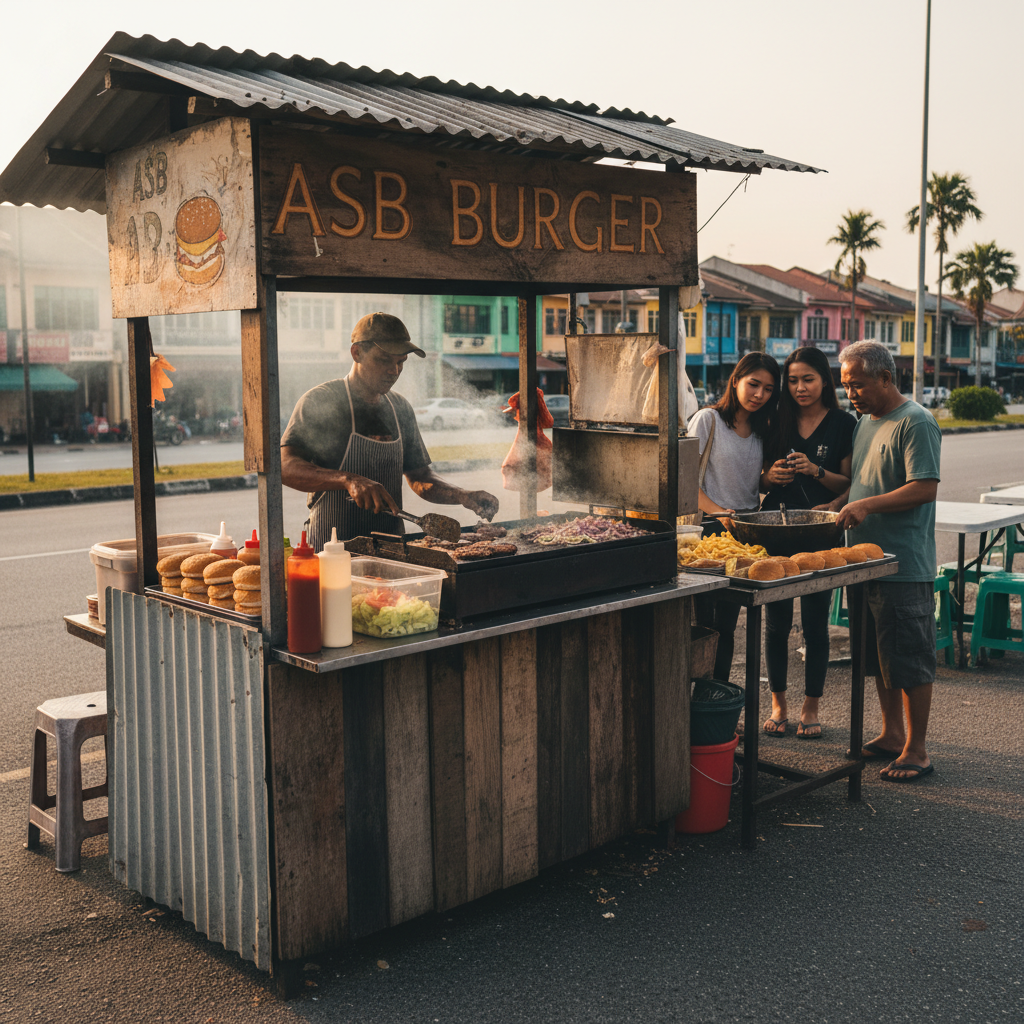 ASB BURGER BATU PAHAT 1 ASB Burger Batu Pahat Terbaik & Sedap