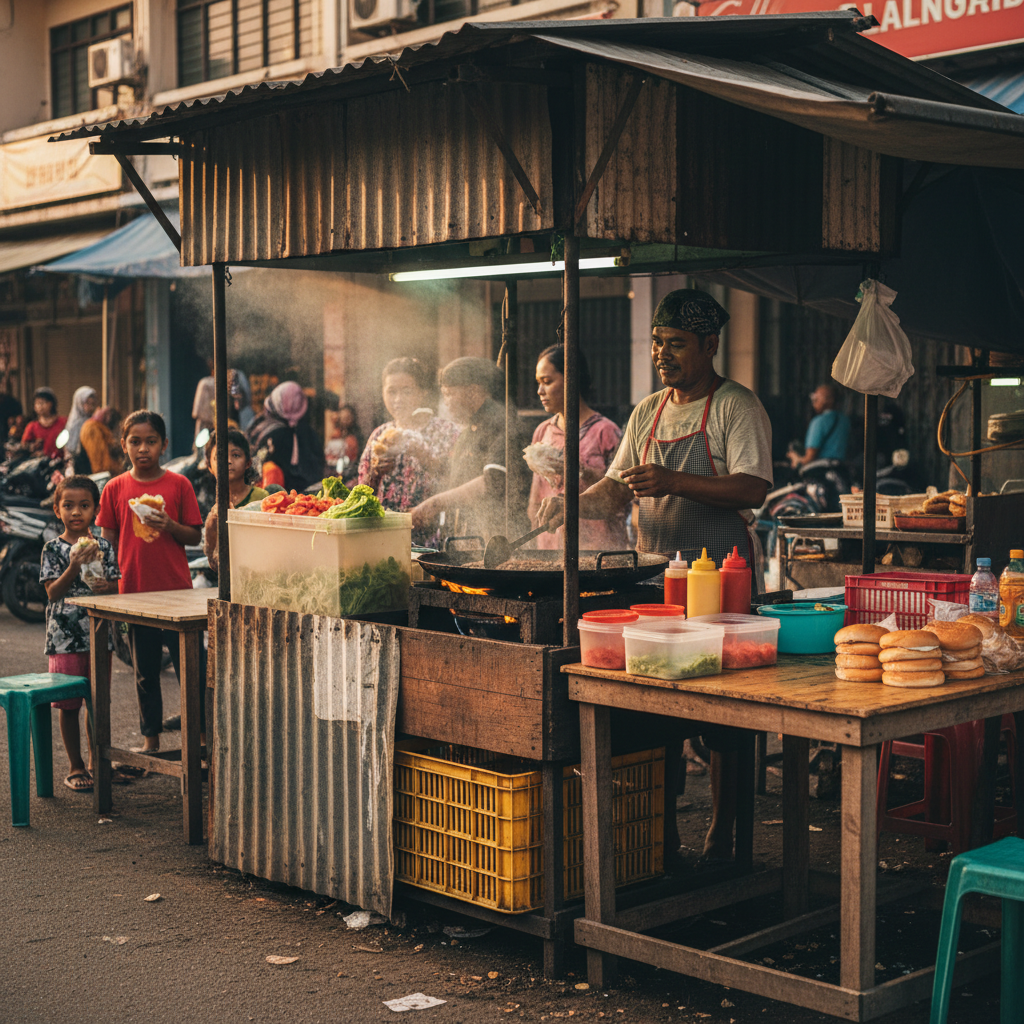 Abang Lanun Burger Batu Pahat Terbaik