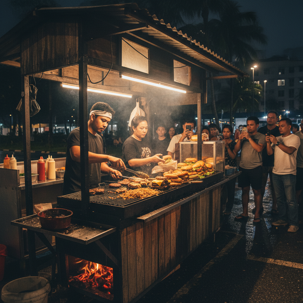 Adam Aqeef Burger 1 Adam Aqeef Burger Sedap