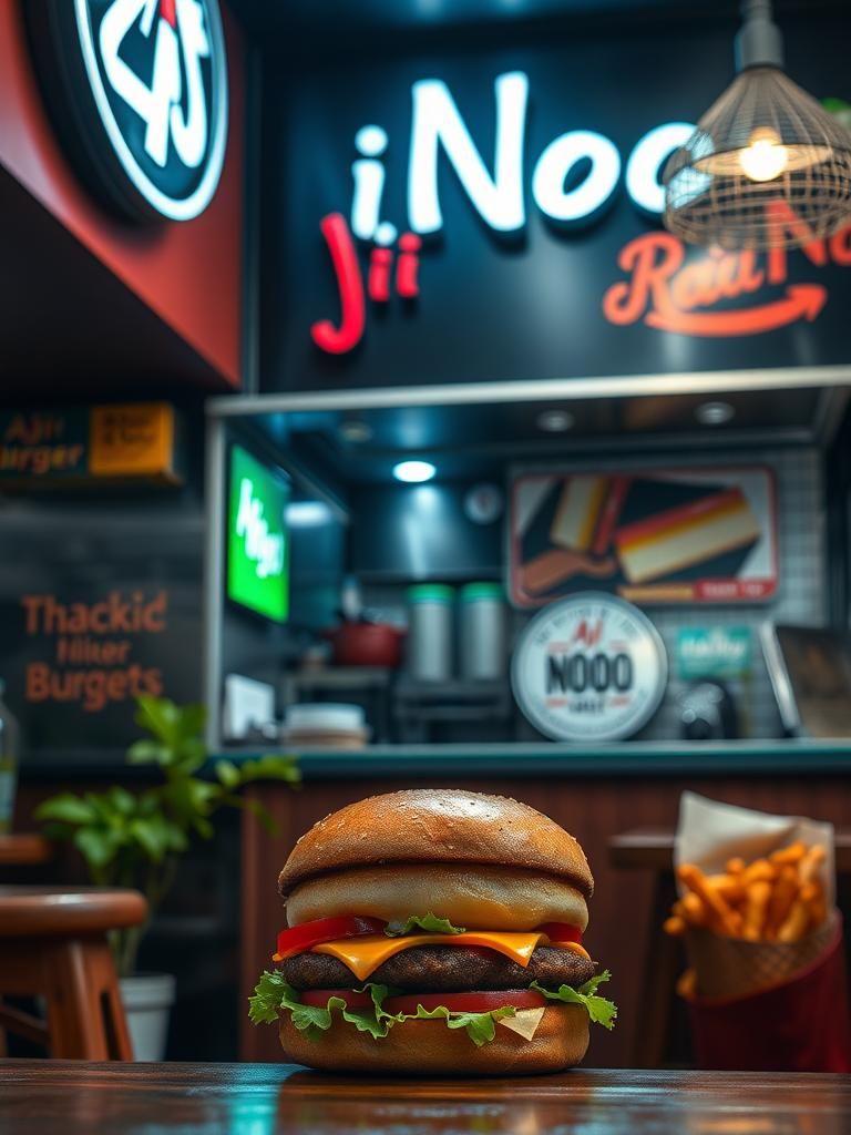 Aji Nooo Burger 1 Aji Nooo Burger