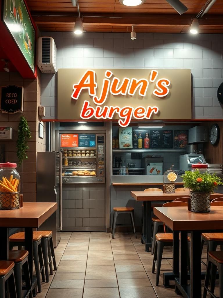 Ajun’s burger