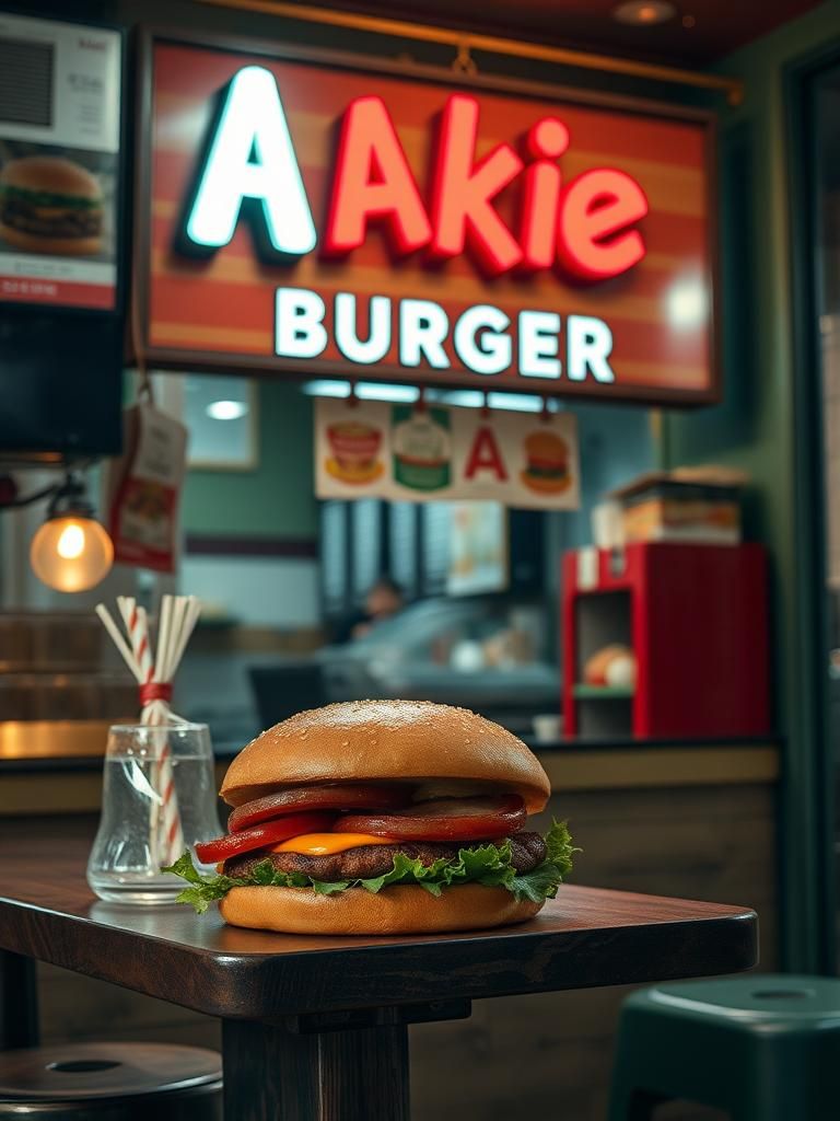 Akie Burger Kubang Buaya