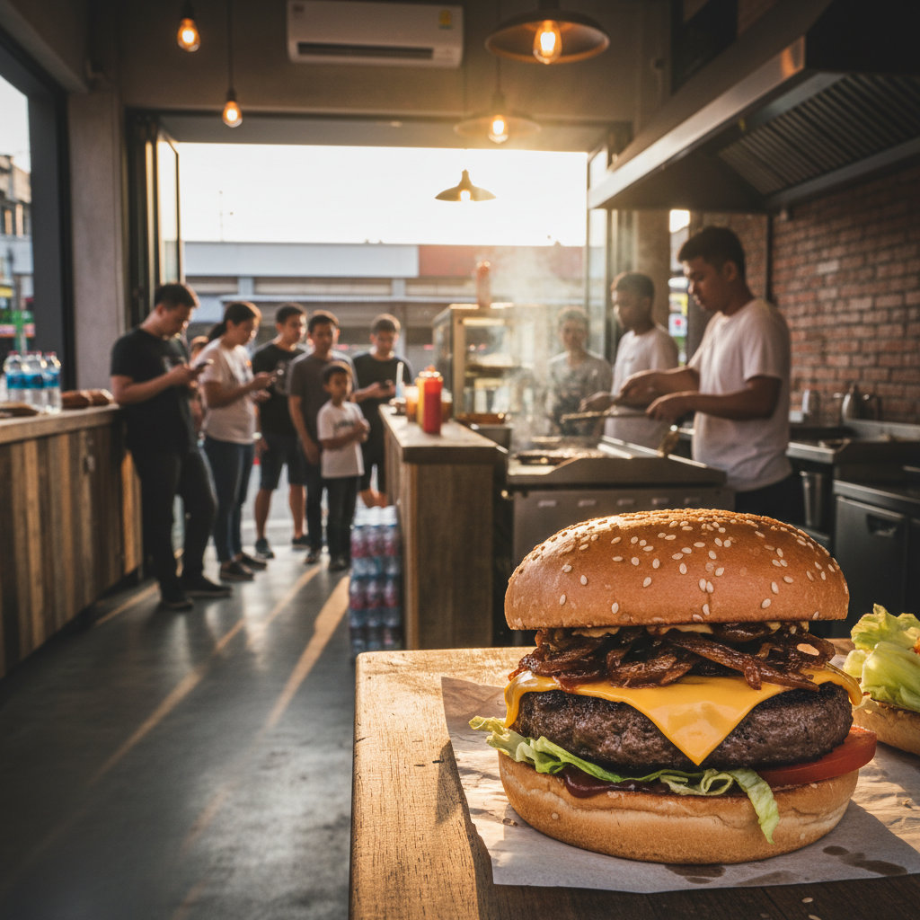 Alpha Burger | Burger Terbaik & Lazat