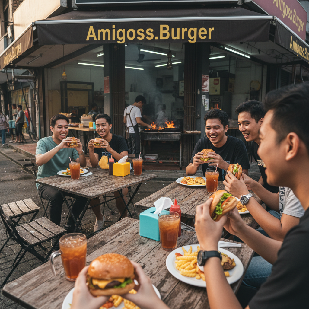 Amigoss.Burger 1 Amigoss.Burger | Hamburger Lembut dan Lazat