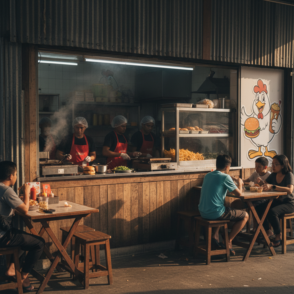 “Ayam Goreng 3S: Rangkaian 3S Terunggul”