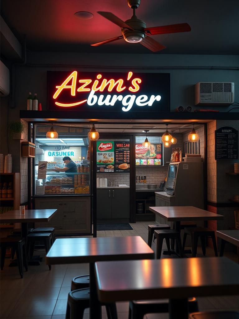 Azim's burger 1 Azim’s burger