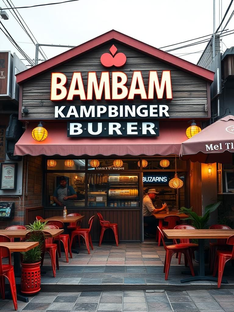 BAMBAM KAMPUNG BURGER 1 BAMBAM KAMPUNG BURGER