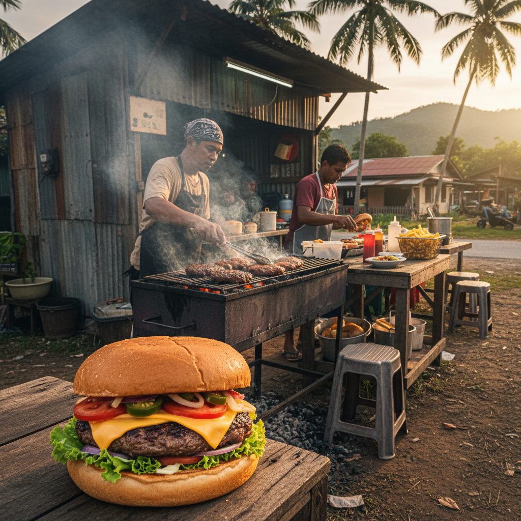 BBQ Burger Kemaman 1 BBQ Burger Kemaman Terbaik & Lazat