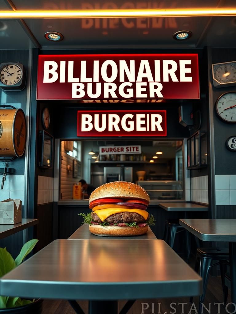 BILLIONAIRE BURGER 1 BILLIONAIRE BURGER
