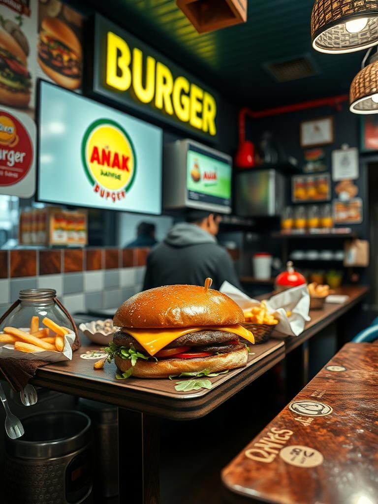 BURGER ANAK KAMPUNG