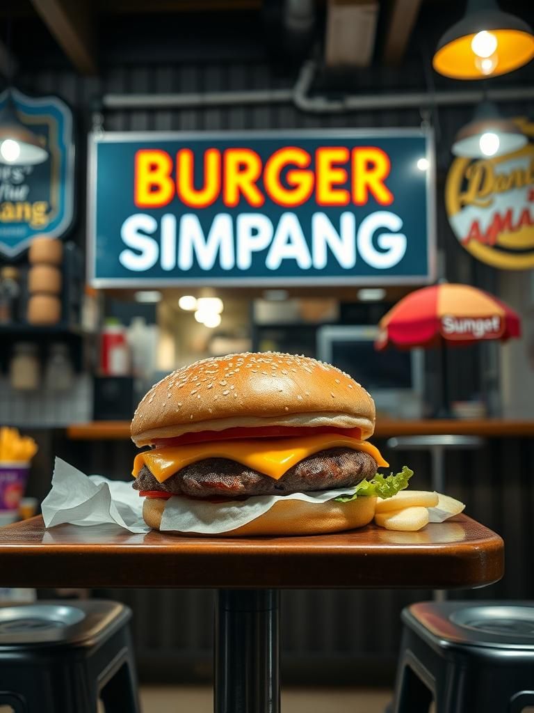 BURGER SIMPANG 1 BURGER SIMPANG