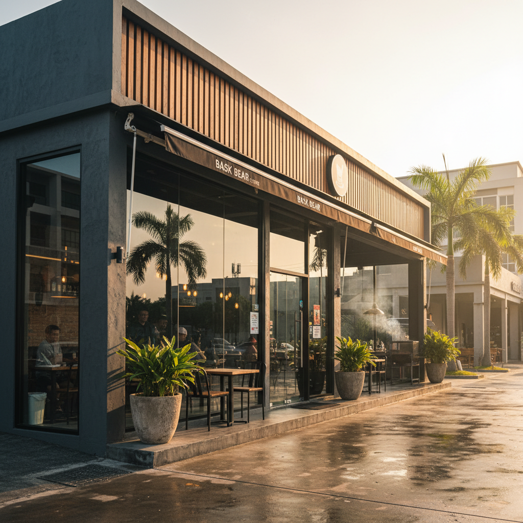 Bask Bear Coffee di KCC Business Park Muar