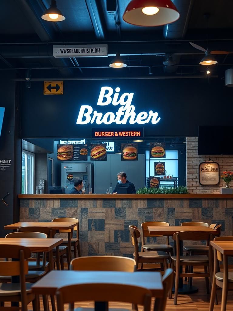 Big Brother burger & Western 1 Big Brother burger & Western