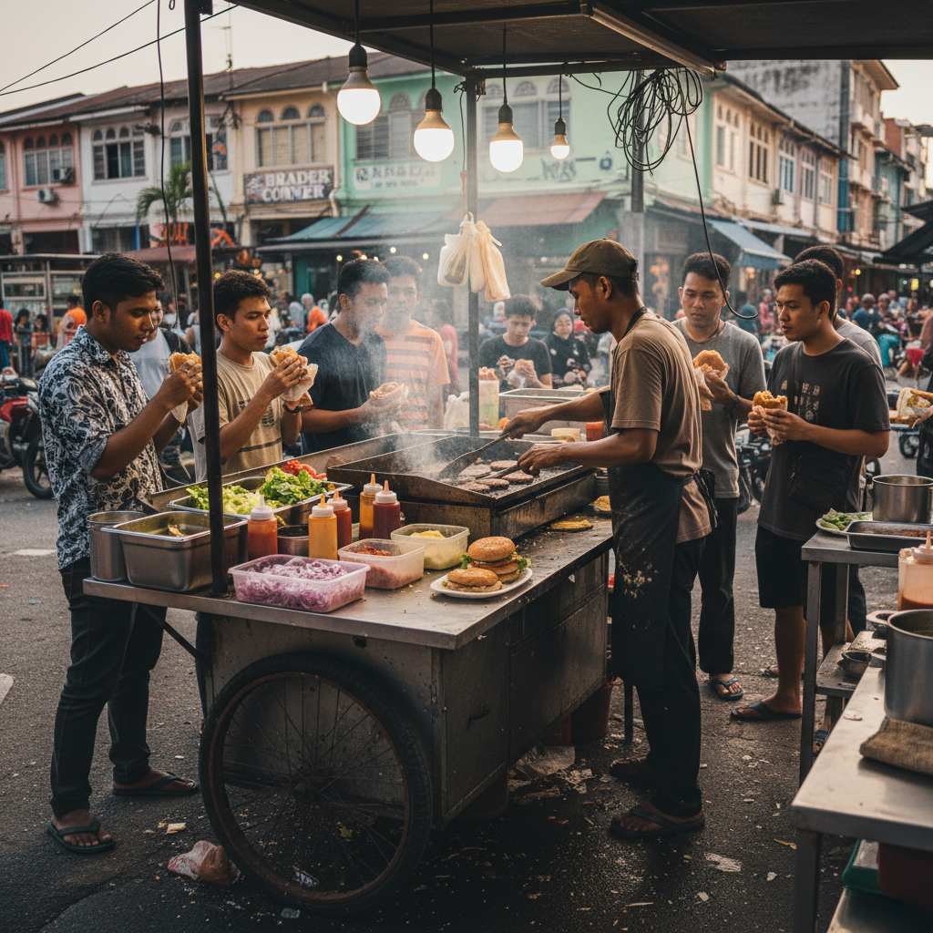 Brader Burger Corner 1 Brader Burger Corner | Burger Sedap Patut Cuba