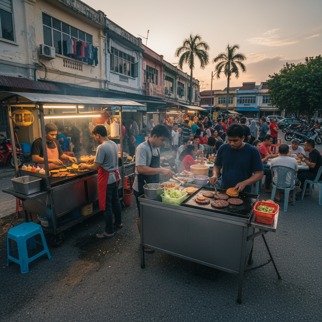 Burger 3 Beradik Batu Pahat 1 Burger 3 Beradik Terkenal di Batu Pahat