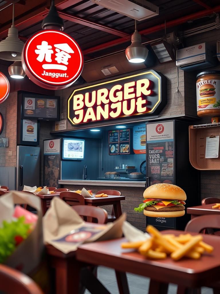 Burger Abang Janggut 1 Burger Abang Janggut