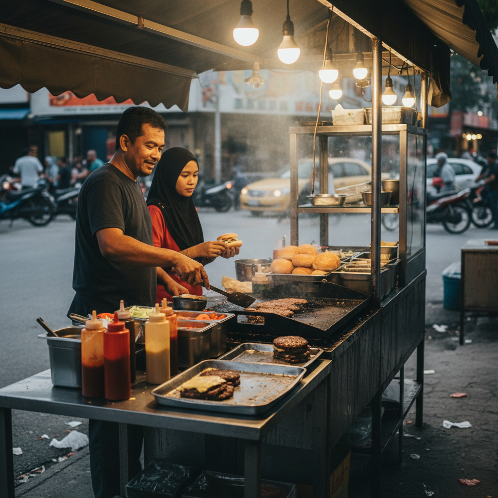 Burger Abang Wan Bandar Terunggul