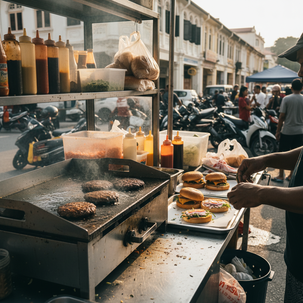 Burger Arisha - Rasa Juici & Lembut!