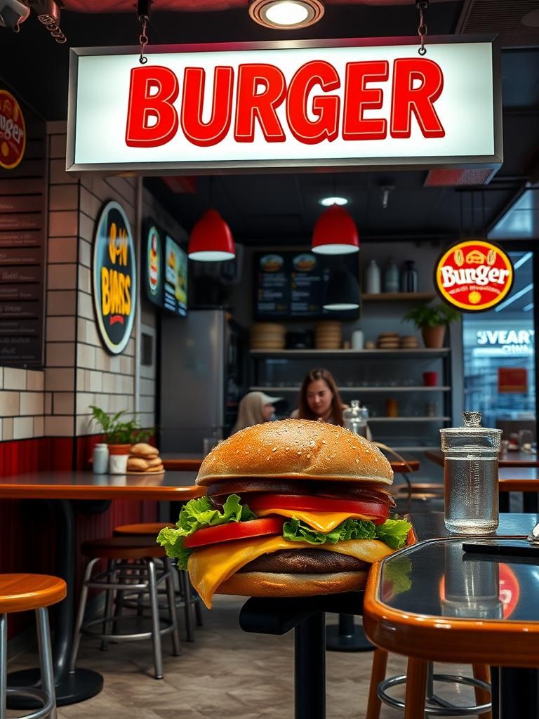 Burger Bas stop taman murni 1 Burger Bas stop taman murni