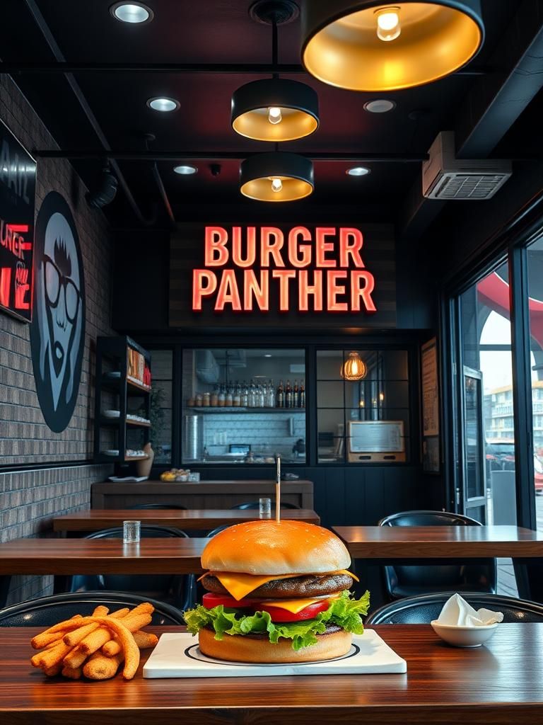 Burger Black Panther 1 Burger Black Panther