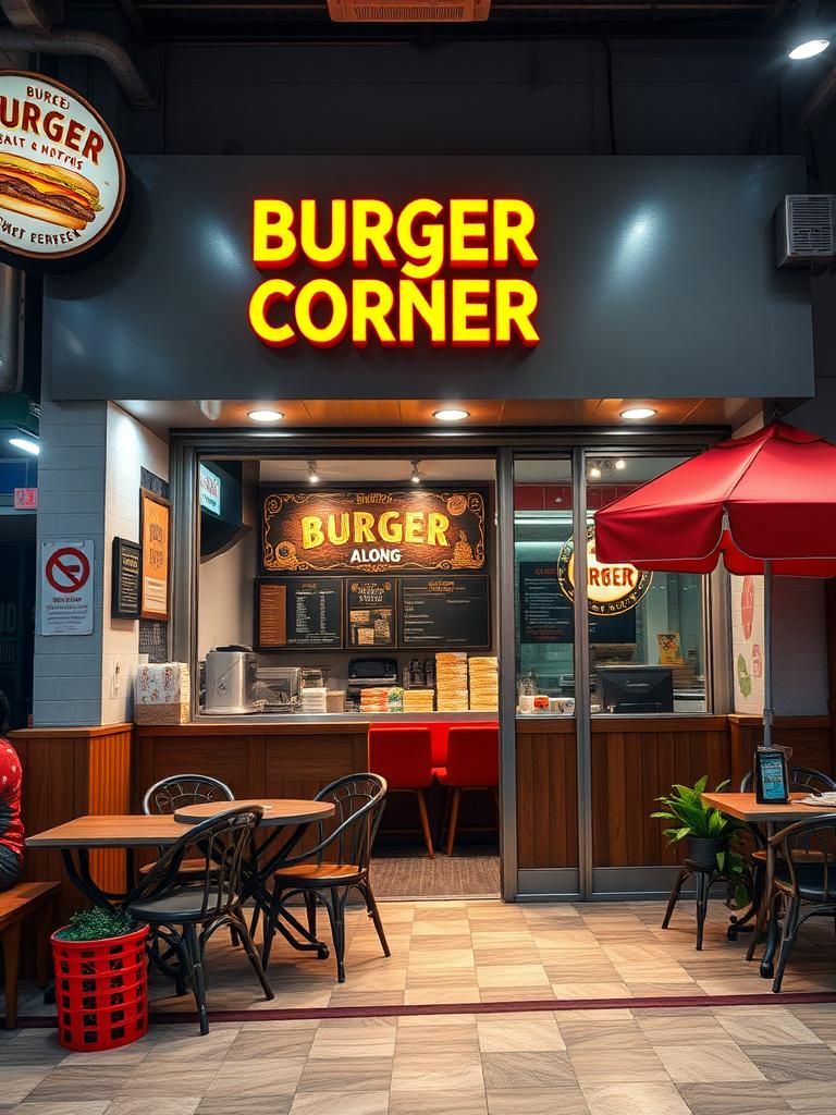 Burger Corner Along 1 Burger Corner Along