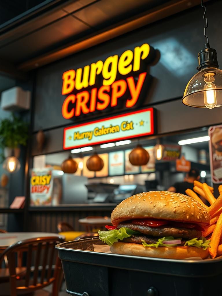 Burger Crispy Masjid Tanah 1 Burger Crispy Masjid Tanah