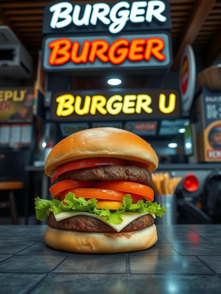 Burger Epal Taman U 1 Burger Epal Taman U