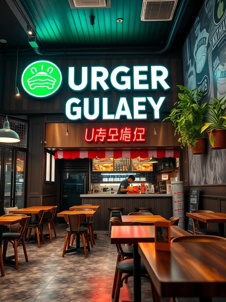 Burger Galaxy大家姐猪肉汉堡