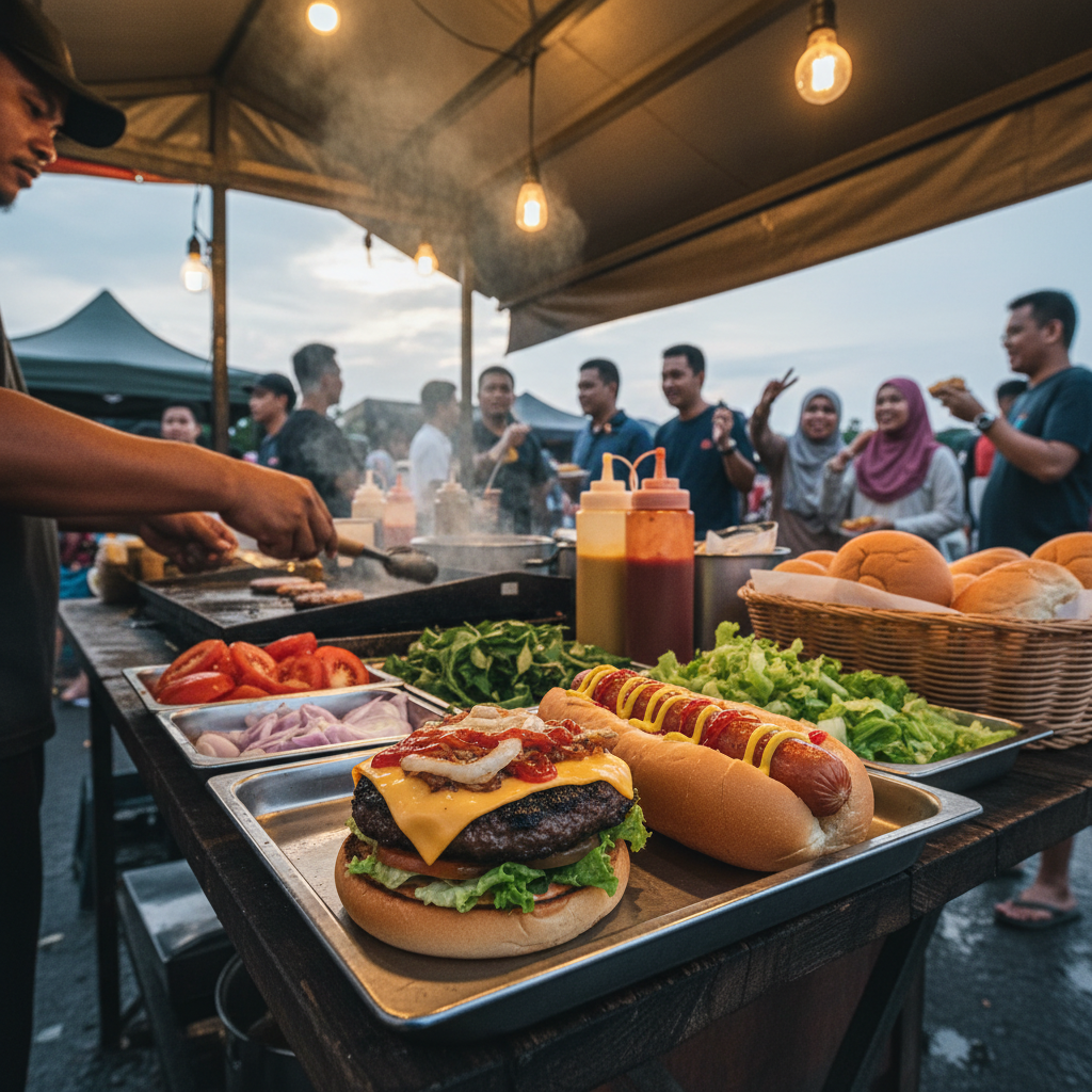 Burger/Hotdog 1 Burger & Hotdog Terbaik