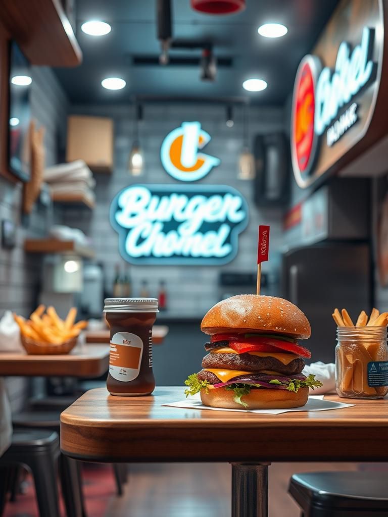 Burger Kakak Chomel 1 Burger Kakak Chomel