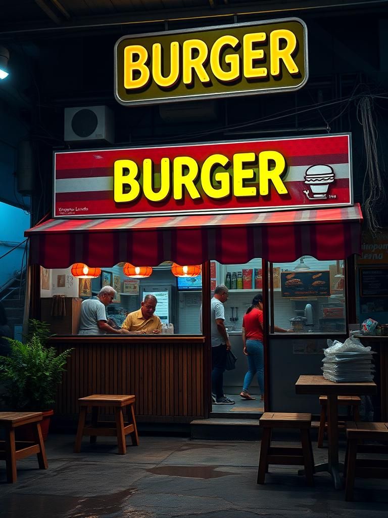 Burger Kampung Lendu