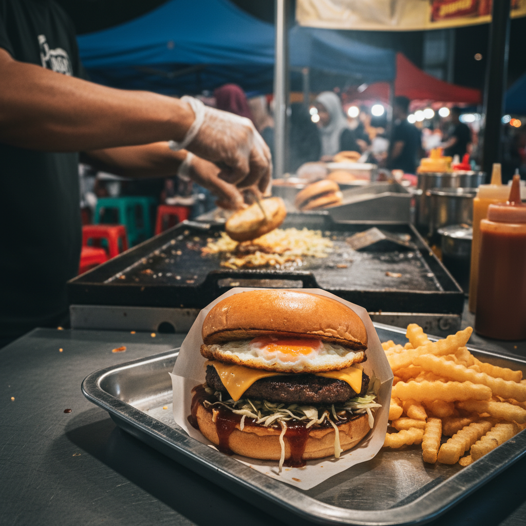 Burger Lembut dan Sedap