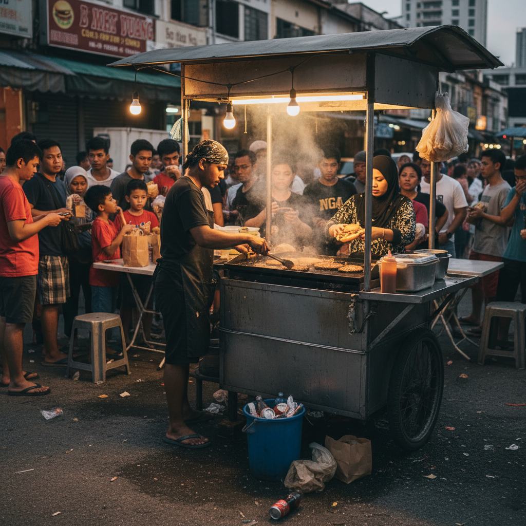 Burger Mat Duang 1 Burger Mat Duang Berpatutan Lembap