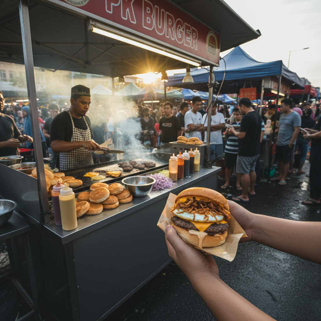 PK Burger 1 Burger PK Sedap | Resepi Terbaik