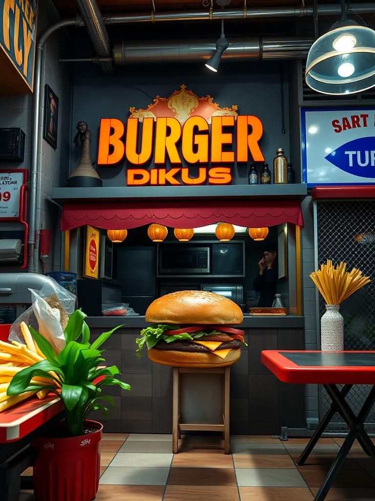 Burger Pak Lang Mekanize