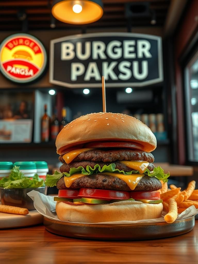 Burger Paksu 1 Burger Paksu