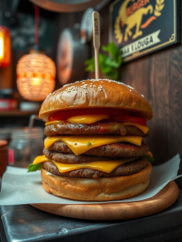 Burger Pattaya mak long