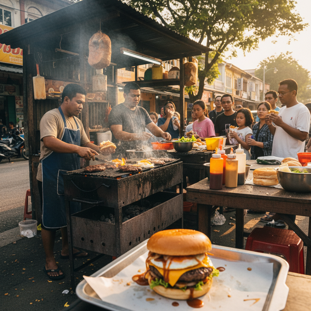 Burger Pijie Terbaik & Sedap