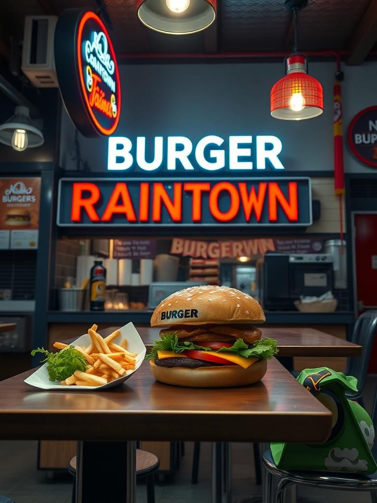 Burger Raintown Taiping 1 Burger Raintown Taiping