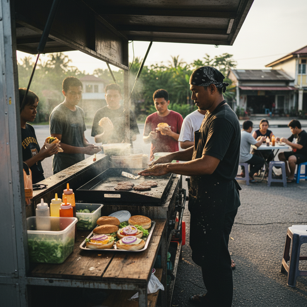 Burger Syokk Bossku 1 Burger Sedap Ala Bossku