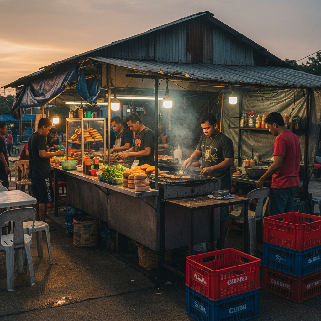 Burger Segamat Terbaru & Sedap | Hamid Burger
