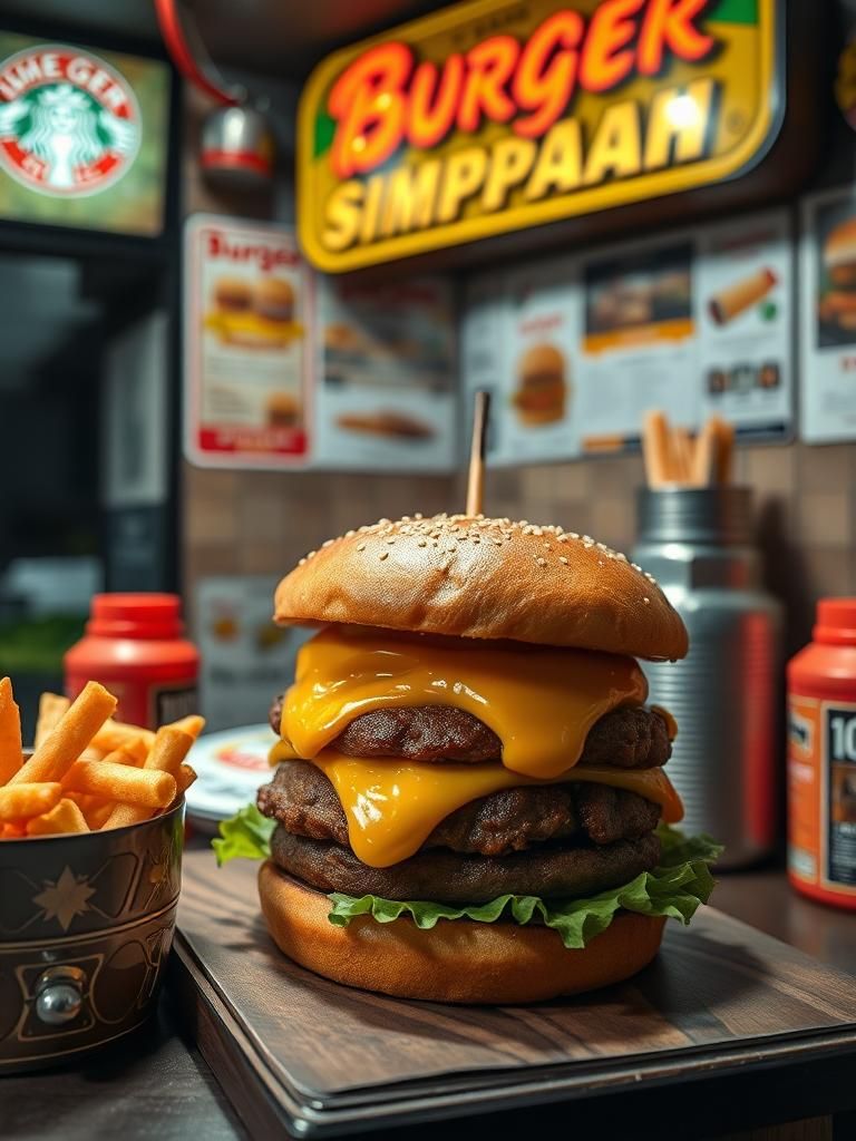 Burger Simpang Repah 1 Burger Simpang Repah