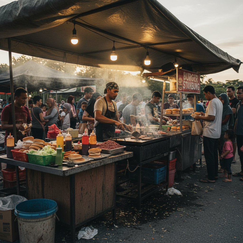 Burger Stambung 1 Burger Stambung Terbaik & Lazat