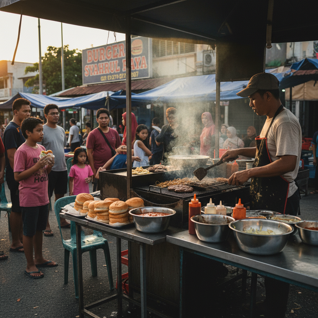 Burger Syahrul Paya 1 Burger Syahrul Paya | Juicy & Lazat