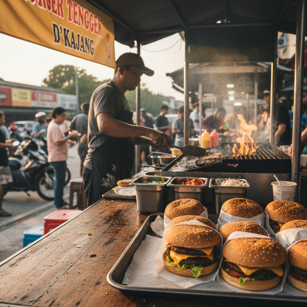Burger Tenggek DKajang Sedap