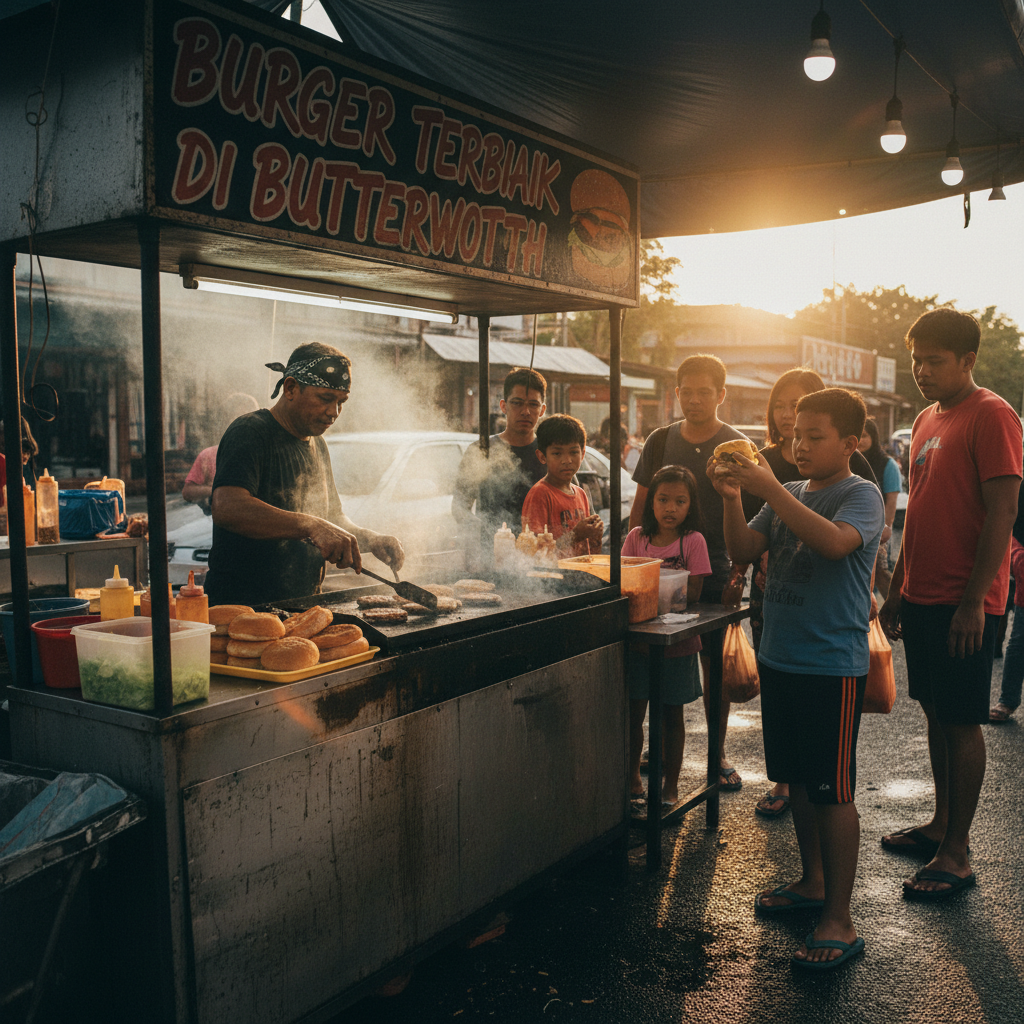 Burger Terbaik di Butterworth 1 Burger Terbaik Butterworth: Gambar Lazat