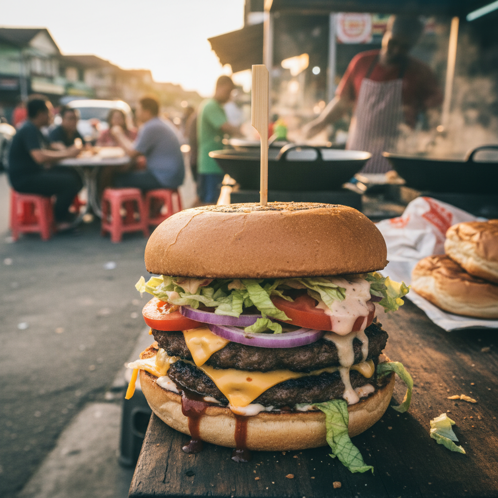 Burger Terbaik Kota Bharu - Sedap!