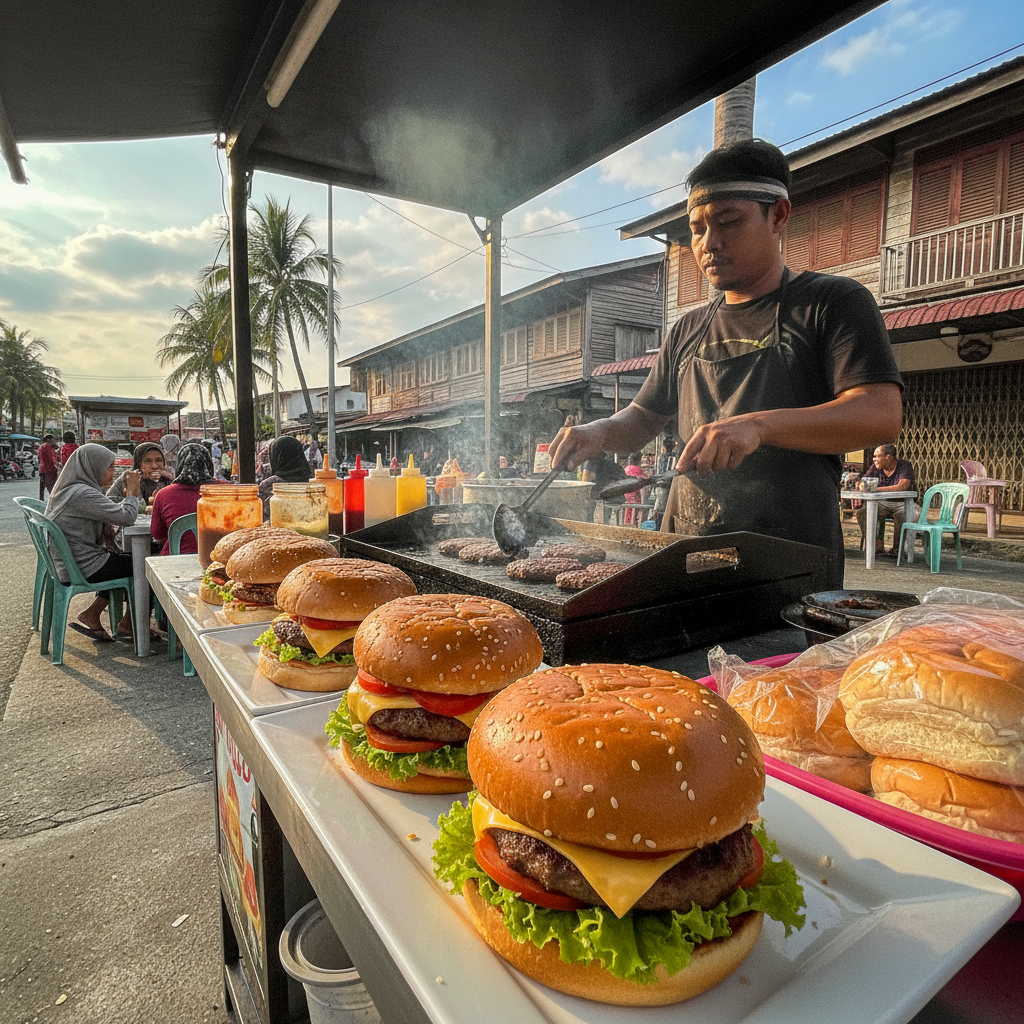 Burgers terbaik di Kuala Perlis 1 Burger Terbaik Kuala Perlis | Rasa Terunggul